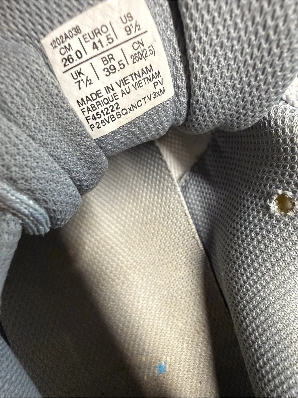 Asics Gray Athletic Mesh Sneakers with White Logo Accents